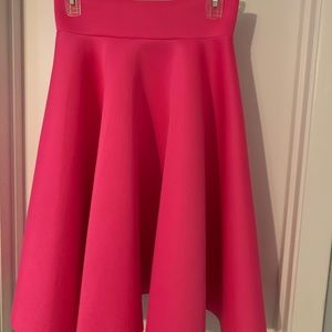 Hot pink skirt